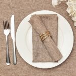 Table napkins - high-quality paper-cotton blend