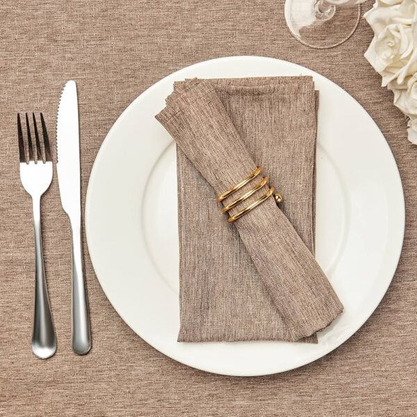 Table napkins - high-quality paper-cotton blend
