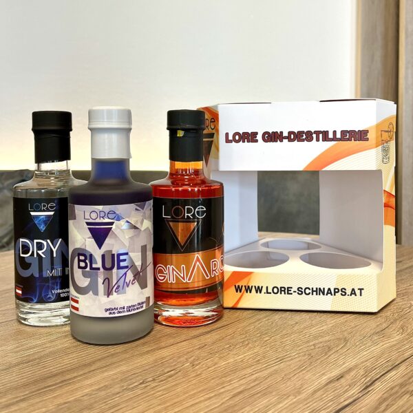 Gin Trio Geschenkkarton