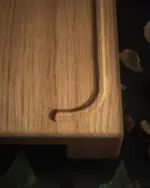 Premium cutting board with juice groove oak small - Image 2