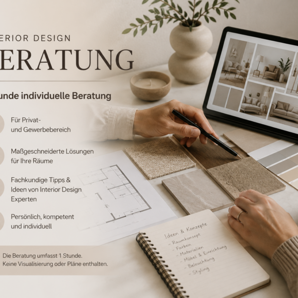 Interior design consulting - 1 hour
