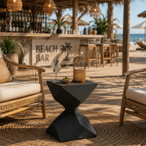 ZANDER Outdoor side table - anthracite