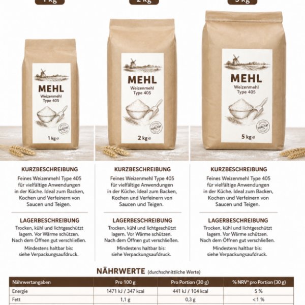 TEST PRODUCT Wheat flour - 1 kg / 2 kg / 5 kg