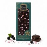 Gourmet Milchschokolade Herz, Himbeere, schwarze Johannisbeere