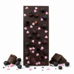 Gourmet Milchschokolade Herz, Himbeere, schwarze Johannisbeere – Bild 2