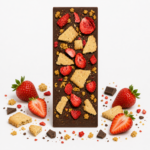 Gourmet Milchschokolade Erdbeere, Kekse, Karamell, Salz – Bild 2