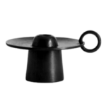 SALTILLO Metal Candle Holder Matt Black - Set of 36 - Image 3