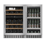 Wein- und Bierkühlschrank Kombipaket 90 Stainless – Bild 4