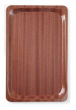 Serviertablett, rechteckig, rutschfest, laminiert, AmerBox, GN 1/1, Mahagoni, 325x530mm – Bild 2