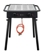 Gasgrill Xantos Black, HENDI, Schwarz, 9,5kW, 770x710x(H)870mm