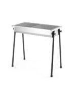 Holzkohlegrill Patio, HENDI, 770x380x(H)760mm – Bild 2