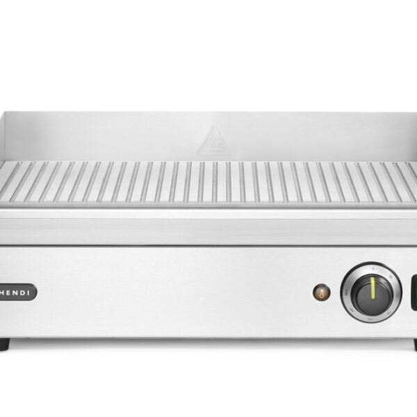 Grillplatte gerillt, HENDI, Kitchen Line, 230V/2400W, 527x404x(H)233mm