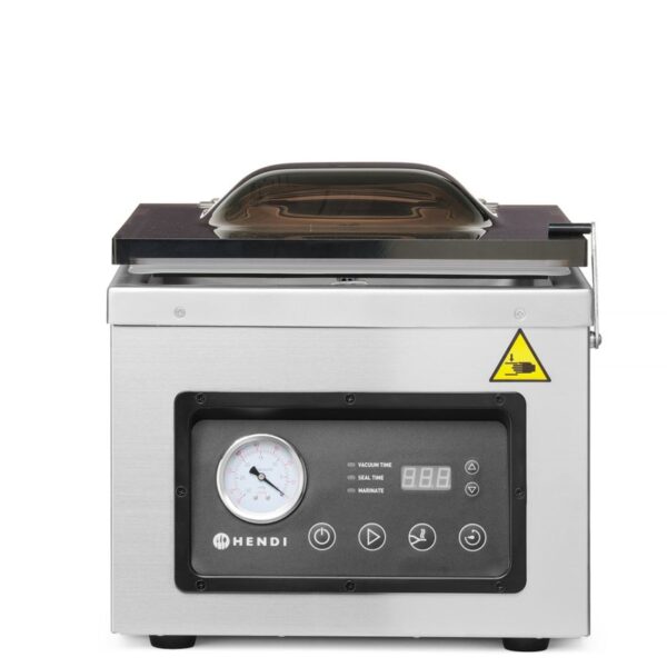 Vakuumkammer-Verpackungsmaschine, HENDI, Profi Line, Dichtungsband: 300 mm, 230V/950W, 367x425x(H)364mm