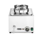 Set: Bain-Marie Ranger + 2x 4L Container mit Deckel, HENDI, GN (H)150mm, 8L, 230V/1000W, 604x332x(H)315mm