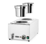Set: Bain-Marie Ranger + 2x 4L Container mit Deckel, HENDI, GN (H)150mm, 8L, 230V/1000W, 604x332x(H)315mm – Bild 4