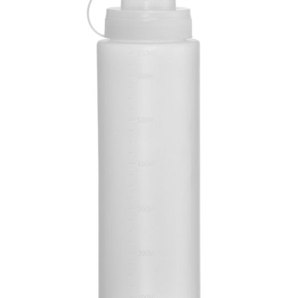 Flasche für Saucenwärmer, HENDI, 0,65L, Transparent, ⌀68x(H)254mm