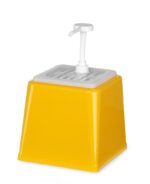 Pump-Saucenspender, HENDI, 2,5L, Gelb, 230x210x(H)327mm – Bild 2