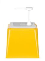Pump-Saucenspender, HENDI, 2,5L, Gelb, 230x210x(H)327mm – Bild 3