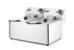 Fritteuse Kitchen Line - 2x8L, HENDI, Kitchen Line, 16L, 230V/7000W, 542x430x(H)351mm – Bild 3