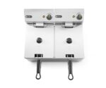 Fritteuse Kitchen Line - 2x8L, HENDI, Kitchen Line, 16L, 230V/7000W, 542x430x(H)351mm – Bild 5