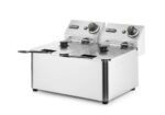 Fritteuse, 2 x 4 l, HENDI, Kitchen Line, 8L, 230V/6000W, 470x380x(H)315mm – Bild 2