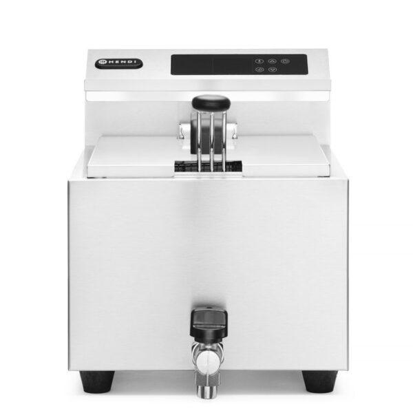 Friteuse Profi Line digital - mit Ablasshahn - 8 l, HENDI, Profi Line, 8L, 230V/3500W, 305x515x(H)345mm