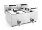 Friteuse Profi Line digital- mit Ablasshahn 2 x 8 l, HENDI, Profi Line, 16L, 230V/7000W, 605x515x(H)350mm – Bild 2