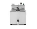 Fritteuse XL mit Ablasshahn, HENDI, Profi Line, 10L, 400V/6600W, 300x585x(H)377mm