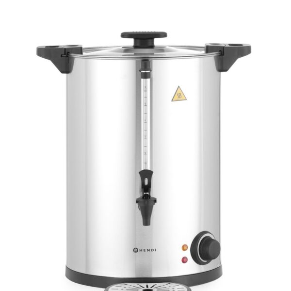 Heißgetränkespender doppelwandig, HENDI, ≈ 120 Tassen in 37 Min., 18L, 230V/2500W, 415x382x(H)480mm