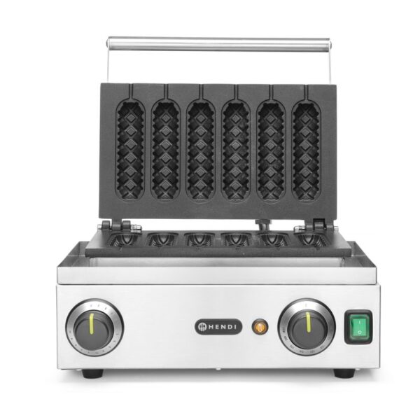 Waffeleisen 'Corn Dog', HENDI, 230V/1550W, 390x378x(H)229mm