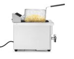 Induktionsfritteuse mit Ablasshahn - 8 l, HENDI, 8L, Hellgrau, 230V/3500W, 288x619x(H)408mm – Bild 4