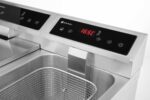 Induktionsfritteuse - mit Ablasshahn 2x8 l, HENDI, Profi Line, 16L, 230V/7000W, 577x609x(H)410mm – Bild 5