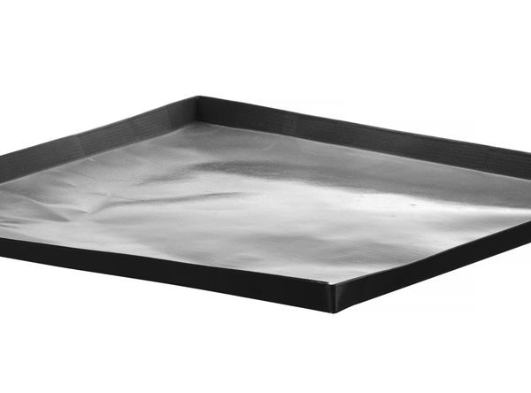 Hochgeschwindigkeits-Backblech, Antihaftbeschichtet, HENDI, Schwarz, 280x280x(H)15mm, Quadratisch