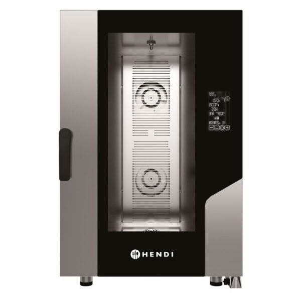 Konvektions-Dampfgarer Contact 11x GN 1/1, HENDI, 400V/15400W, 730x849x(H)1130mm