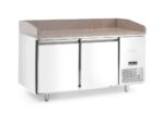 Pizzakühltisch mit Granitarbeitsplatte, 2 Türen, Arktic, 250L, Granit, 230V/250W, 800x1510x(H)1050mm – Bild 2