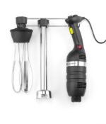 Set: Stabmixer 350 mit variabler Geschwindigkeit + Schneebesen + Halterung zur Wandmontage, HENDI, Kitchen Line, Schwarz, 230V/350W, 110x324x(H)816mm – Bild 2