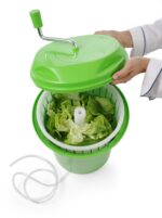 Salatschleuder, HENDI, 12L, Grün, ⌀335x(H)430mm
