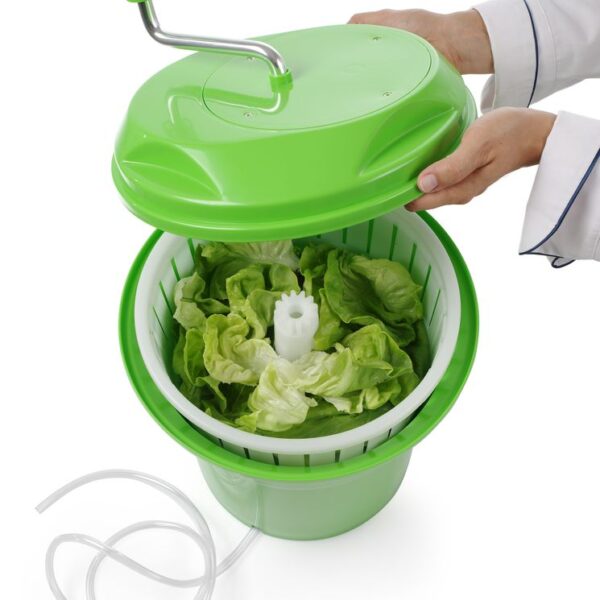 Salatschleuder, HENDI, 12L, Grün, ⌀335x(H)430mm