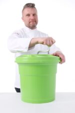 Salatschleuder, HENDI, 12L, Grün, ⌀335x(H)430mm – Bild 7
