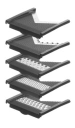 Mandoline V-förmig, HENDI, Schwarz, 130x335x(H)75mm – Bild 7