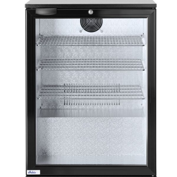 Bar-Kühlschrank eintürig, Arktic, 105L, Schwarz, 230V/123W, 600x530x(H)865mm
