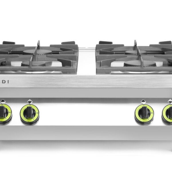 Gasherd Kitchen Line - 4 Kochfelder, Table-Top, HENDI, Kitchen Line, 19kW, 800x700x(H)310mm