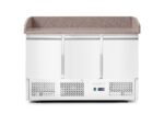 Pizza-Kühltisch, 3 Türen, Arktic, 254L, 230V/400W, 700x1400x(H)943mm