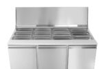 Saladette, dreitürig 380 L, Arktic, 253L, 230V/310W, 700x1380x(H)868mm – Bild 2