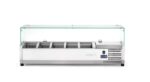 Aufsatz-Kühlvitrine Gastronorm 1/4, Arktic, 5x GN 1/4, GN 1/4, 22,5L, 230V/180W, 335x1205x(H)460mm – Bild 2