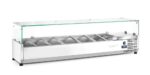 Aufsatz-Kühlvitrine Gastronorm 1/4, Arktic, 7x GN 1/4, GN 1/4, 31,5L, 230V/180W, 335x1505x(H)460mm – Bild 4