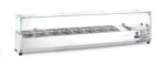 Aufsatz-Kühlvitrine Gastronorm 1/4, Arktic, 8x GN 1/4, GN 1/4, 36L, 230V/180W, 335x1805x(H)460mm – Bild 3