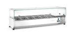 Aufsatz-Kühlvitrine Gastronorm 1/3, Arktic, 6x GN 1/3, GN 1/3, 36L, 230V/180W, 420x1405x(H)456mm – Bild 3