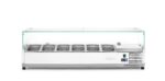 Aufsatz-Kühlvitrine Gastronorm 1/3, Arktic, 6x GN 1/3, GN 1/3, 36L, 230V/180W, 420x1405x(H)456mm