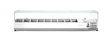 Aufsatz-Kühlvitrine Gastronorm 1/3, Arktic, 9x GN 1/3, GN 1/3, 54L, 230V/180W, 420x2005x(H)456mm – Bild 2